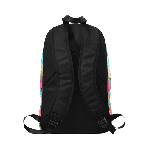 life colors 4v Fabric Backpack for Adult (Model 1659)