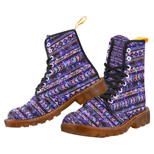 Traditional Ethno Culture Galaxy Pattern Martin Boots For Women Model 1203H