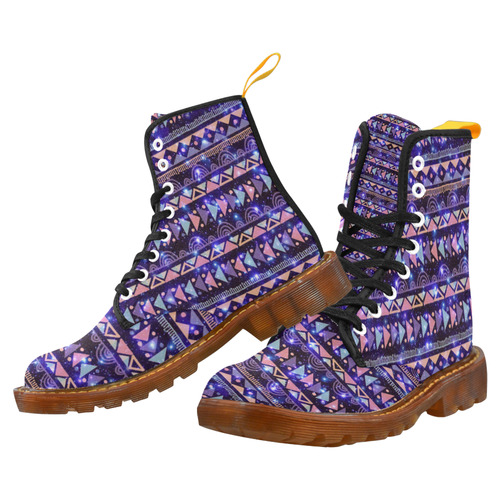 Traditional Ethno Culture Galaxy Pattern Martin Boots For Men Model 1203H