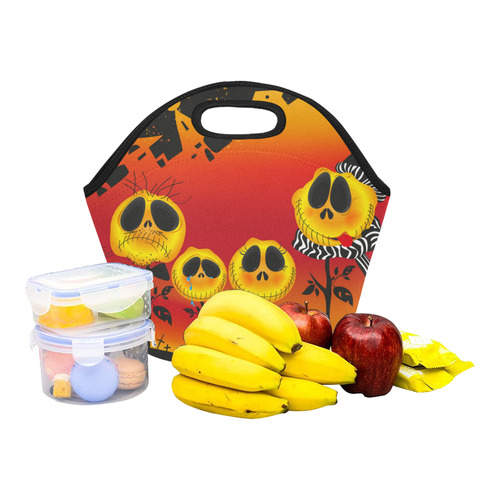 halloween Neoprene Lunch Bag/Small (Model 1669)