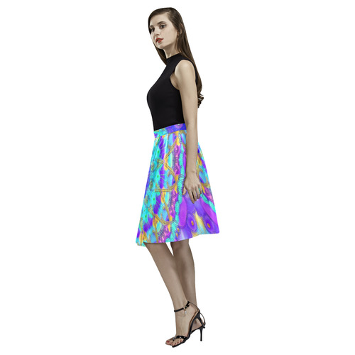 confetti-bright4 Melete Pleated Midi Skirt (Model D15)