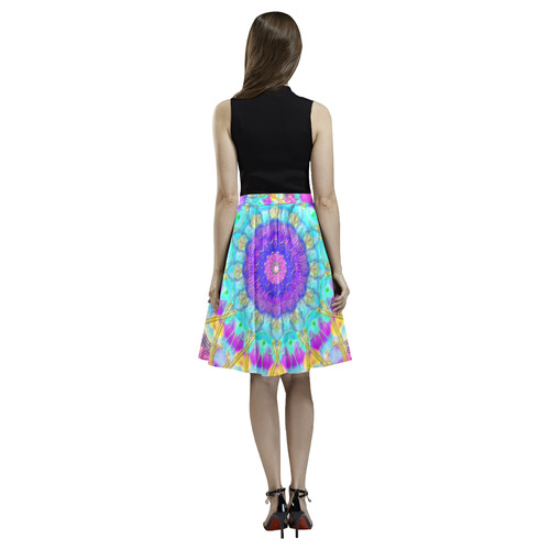 confetti-bright 2 Melete Pleated Midi Skirt (Model D15)