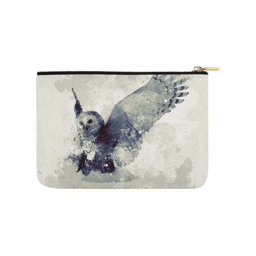 Wonderful owl, watercolor Carry-All Pouch 9.5''x6''