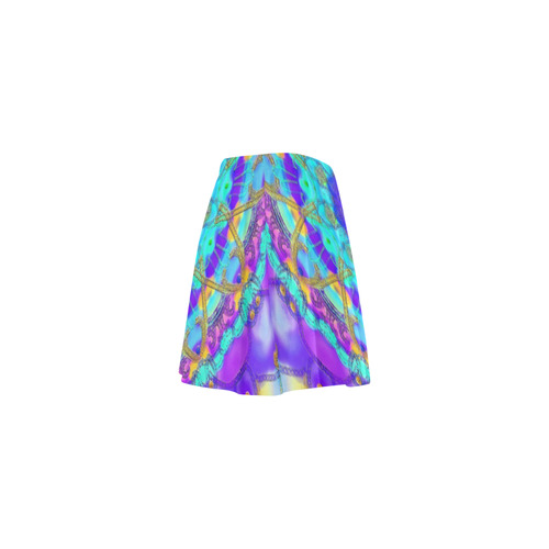 confetti-bright4 Mini Skating Skirt (Model D36)
