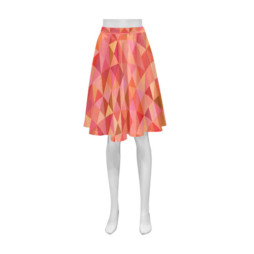 Mosaic Pattern 6 Athena Women's Short Skirt (Model D15)