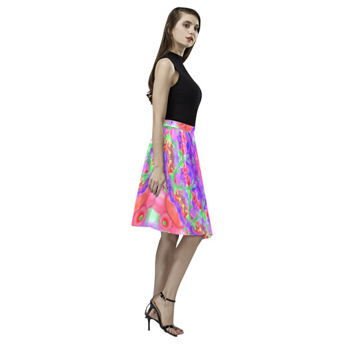 confetti-bright 1 Melete Pleated Midi Skirt (Model D15)