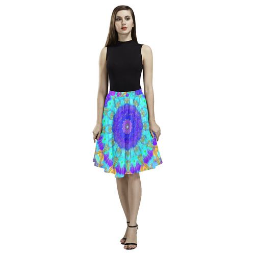 confetti-bright4 Melete Pleated Midi Skirt (Model D15)
