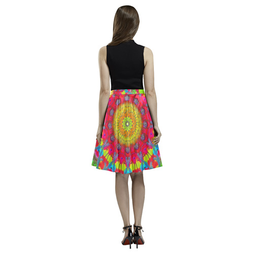 confetti-bright 10 Melete Pleated Midi Skirt (Model D15)