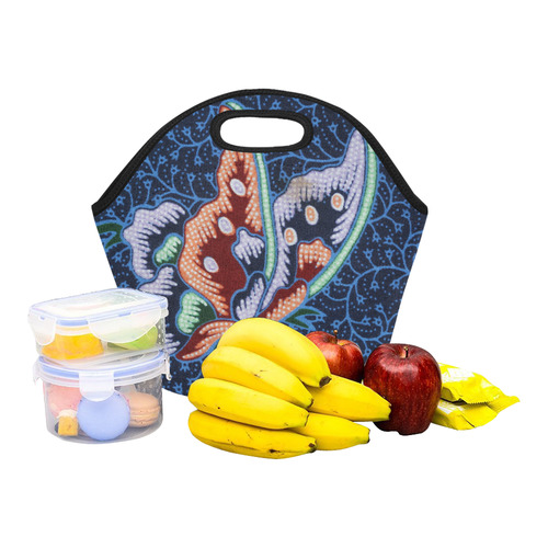 butterfly Neoprene Lunch Bag/Small (Model 1669)