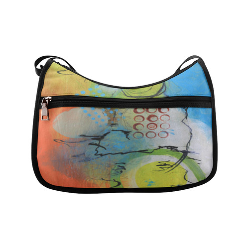 Flying in the Clouds Crossbody Bags (Model 1616)