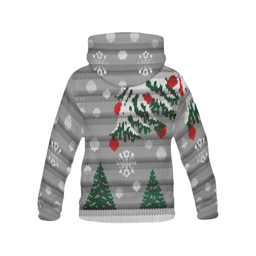 Christmas Hoodies Woolly Wonderland Sweaters All Over Print Hoodie for Men (USA Size) (Model H13)