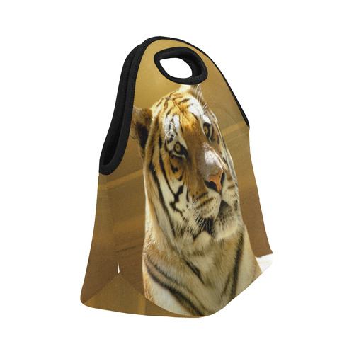 Golden Tiger Neoprene Lunch Bag/Small (Model 1669)