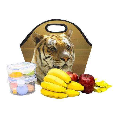 Golden Tiger Neoprene Lunch Bag/Small (Model 1669)