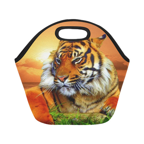 Sumatran Tiger Neoprene Lunch Bag/Small (Model 1669)