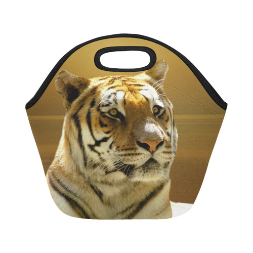 Golden Tiger Neoprene Lunch Bag/Small (Model 1669)