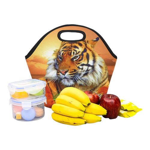 Sumatran Tiger Neoprene Lunch Bag/Small (Model 1669)