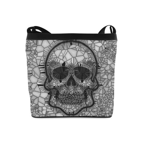 Glass Mosaic Skull Black By Jamcolors Crossbody Bags Model 1613 Glass Mosaic Skull Black By Jamcolors Crossbody Bags Model 1613
