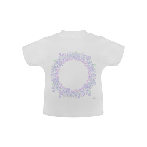 flowers crown8 Baby Classic T-Shirt (Model T30)