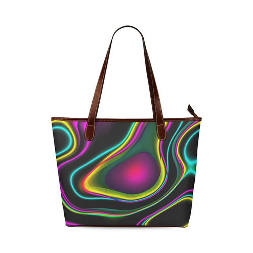 Vibrant Fantasy 5 by FeelGood Shoulder Tote Bag (Model 1646)