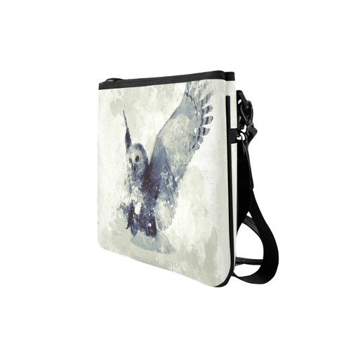 Wonderful owl, watercolor Slim Clutch Bag (Model 1668)