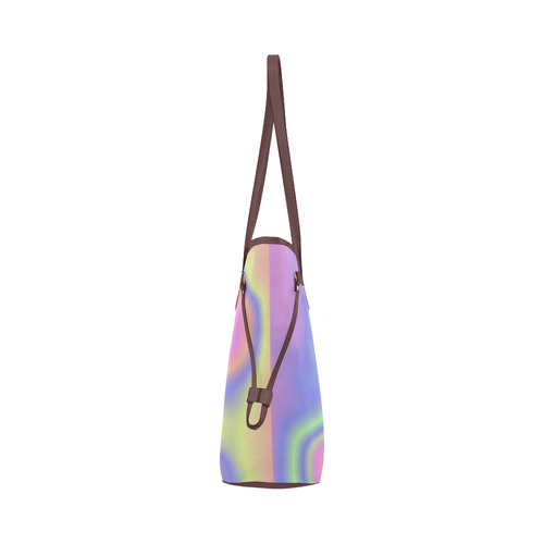 Holographic Design Clover Canvas Tote Bag (Model 1661)