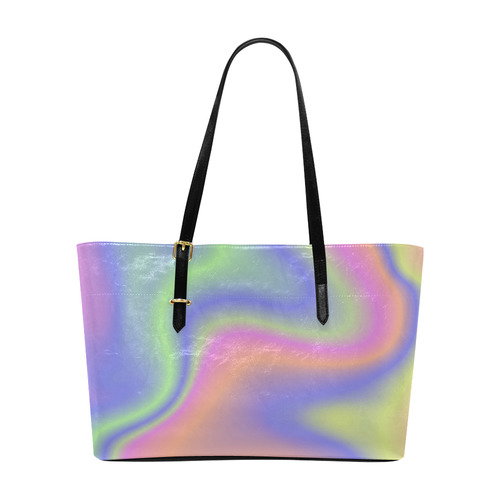 Holographic Design Euramerican Tote Bag/Large (Model 1656)