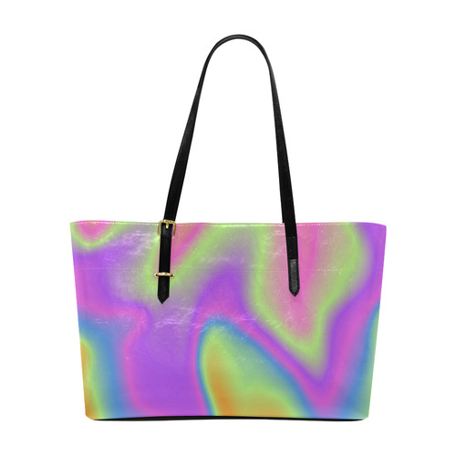 Holographic Design Euramerican Tote Bag/Large (Model 1656)