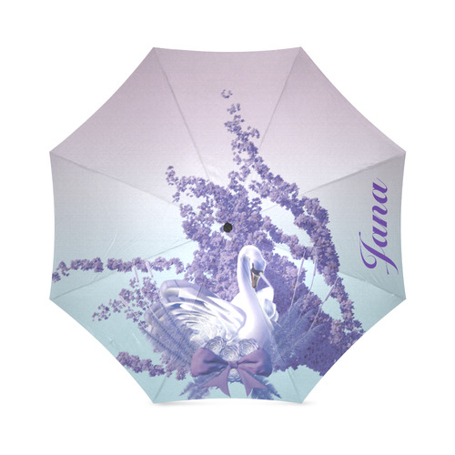 mystic swan for Jana Foldable Umbrella (Model U01)