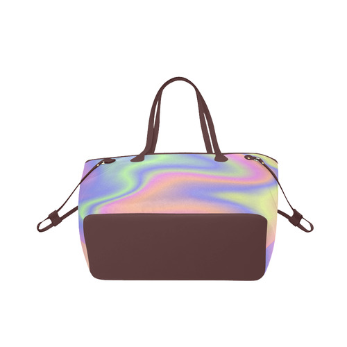 Holographic Design Clover Canvas Tote Bag (Model 1661)