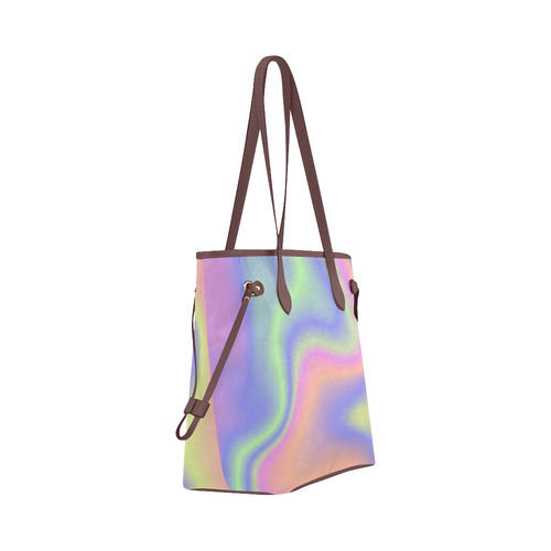 Holographic Design Clover Canvas Tote Bag (Model 1661)