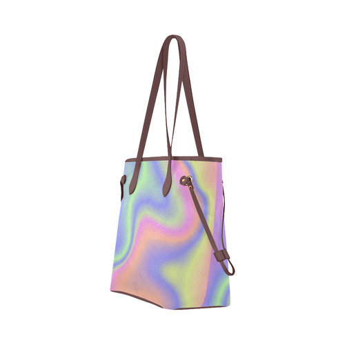 Holographic Design Clover Canvas Tote Bag (Model 1661)