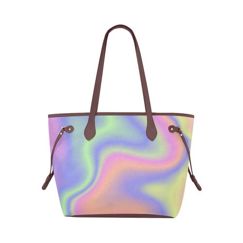 Holographic Design Clover Canvas Tote Bag (Model 1661)