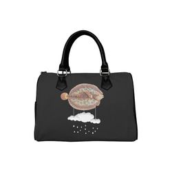 The Cloud Fish Surreal Boston Handbag (Model 1621)