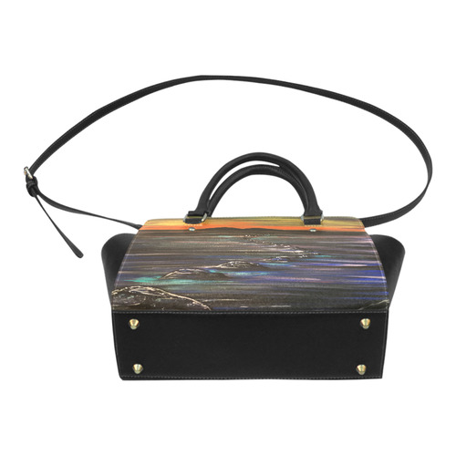 Night Walk Large Classic Shoulder Handbag (Model 1653)