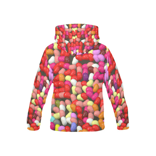 funny Jelly Mix by JamColors All Over Print Hoodie for Kid (USA Size) (Model H13)