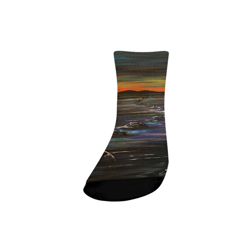 Night Walk Large Quarter Socks