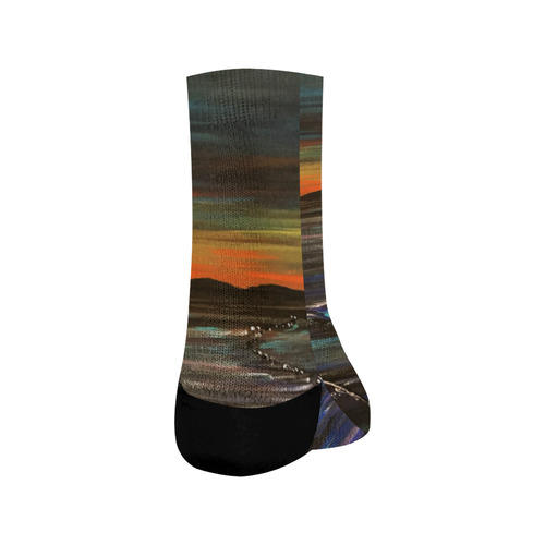 Night Walk Large Crew Socks