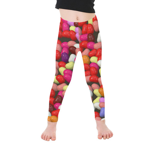 funny Jelly Mix by JamColors Kid's Ankle Length Leggings (Model L06)