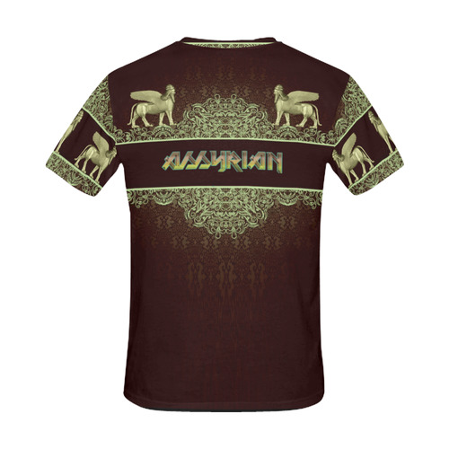 Lamassu T-Shirt All Over Print T-Shirt for Men (USA Size) (Model T40)