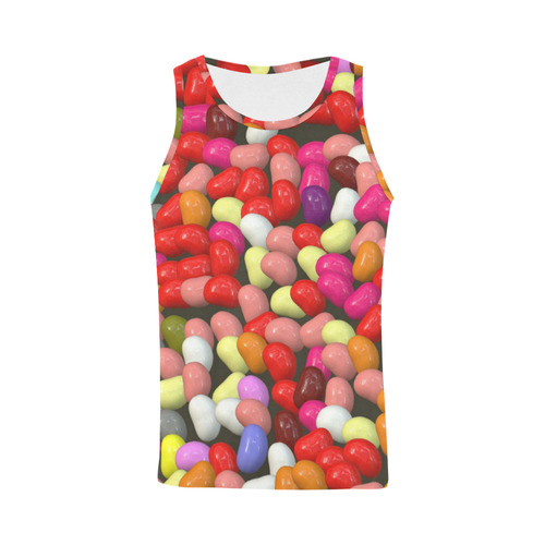 funny Jelly Mix by JamColors All Over Print Tank Top for Men (Model T43)