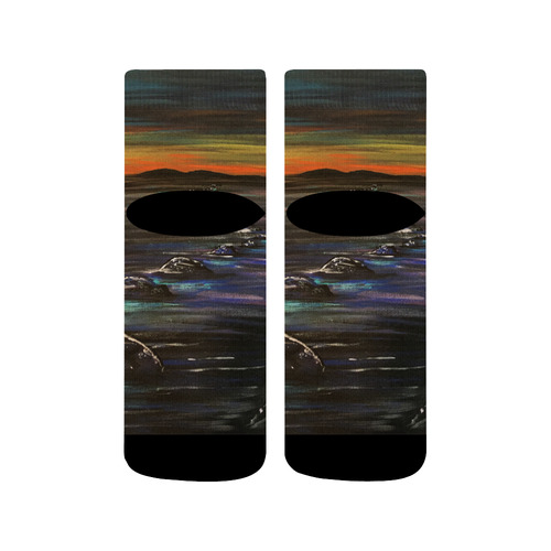 Night Walk Large Quarter Socks