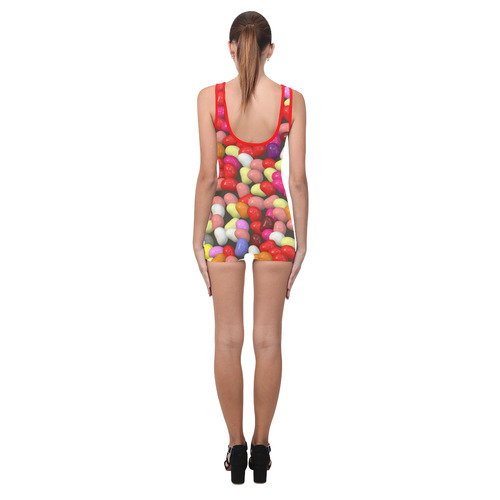 funny Jelly Mix by JamColors Classic One Piece Swimwear (Model S03)