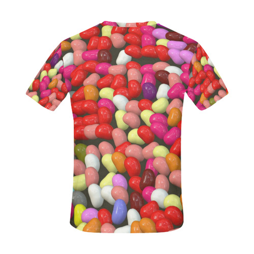 funny Jelly Mix by JamColors All Over Print T-Shirt for Men (USA Size) (Model T40)