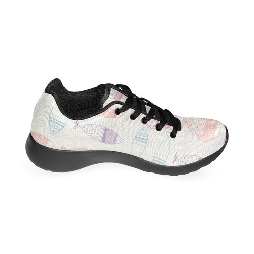 abstract tribal fish Women’s Running Shoes (Model 020)