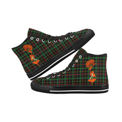 Poppy Elve On Tartan Vancouver H Women's Canvas Shoes (1013-1)