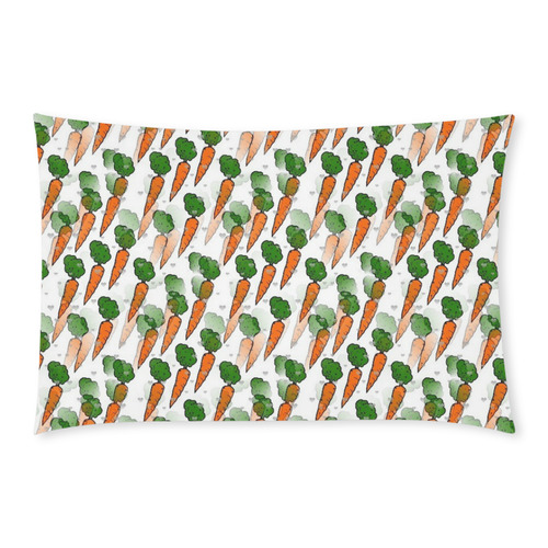 Carrot Popart by Nico Bielow 3-Piece Bedding Set