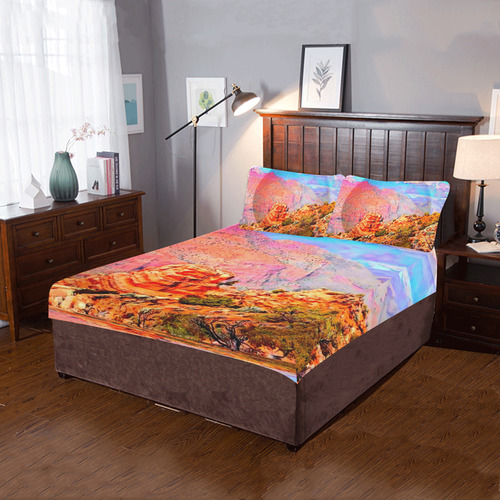 Grand Canyon by Nico bielow 3-Piece Bedding Set