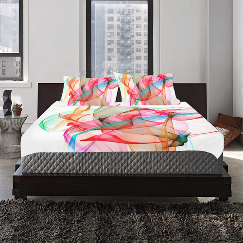 Smoke by Nico bielow 3-Piece Bedding Set