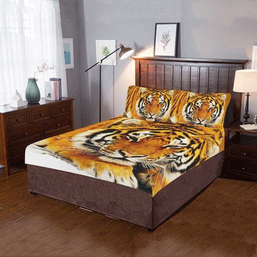 Siberian Tiger 3-Piece Bedding Set