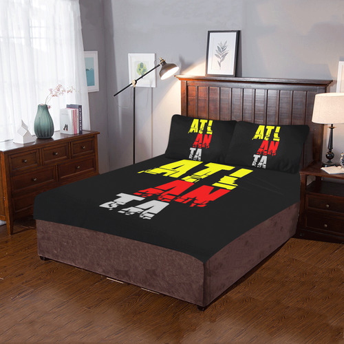 Atlanta Pattern by Artdream 3-Piece Bedding Set
